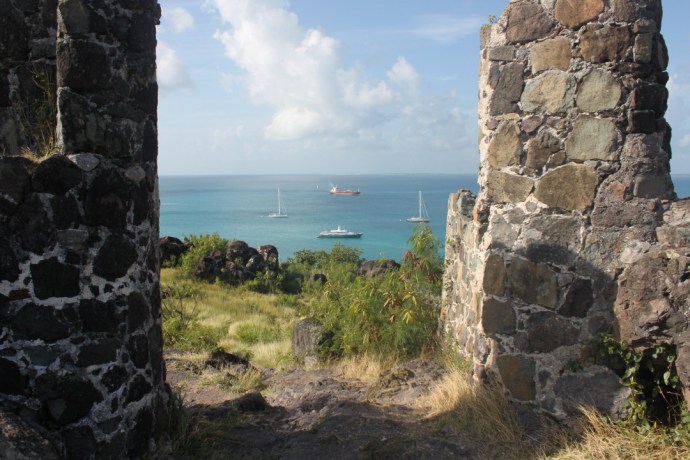 Les ruines du Fort Louis