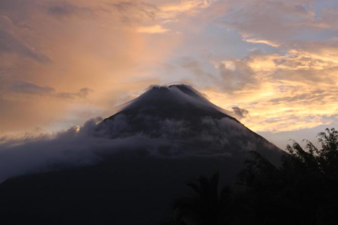 Le volcan Arenal vu depuis La Fortuna